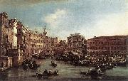 GUARDI, Francesco The Rialto Bridge with the Palazzo dei Camerlenghi dg USA oil painting artist